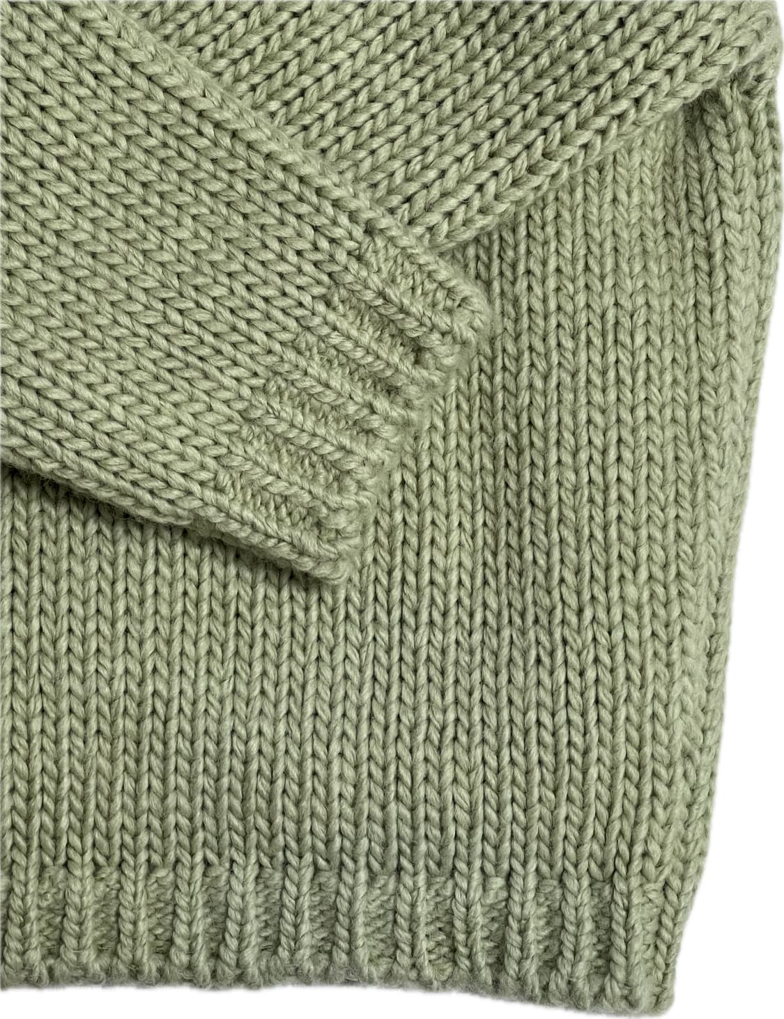 [M, 머플러 세트] STU 디멘션 포켓 가디건 세이지 그린 상품이미지5