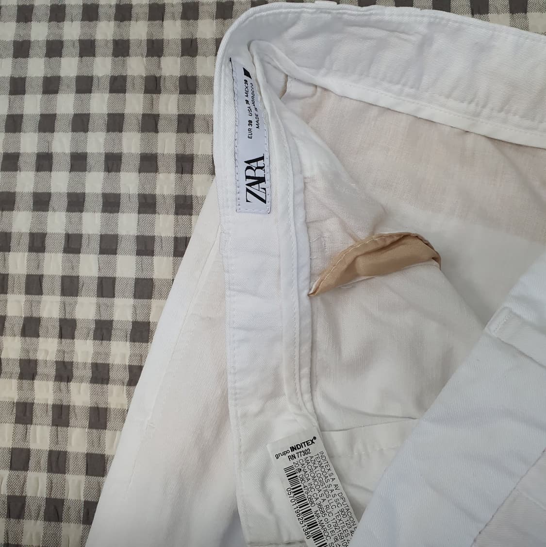 ZARA 자라 밴딩 린넨 팬츠 남자30 상품이미지2