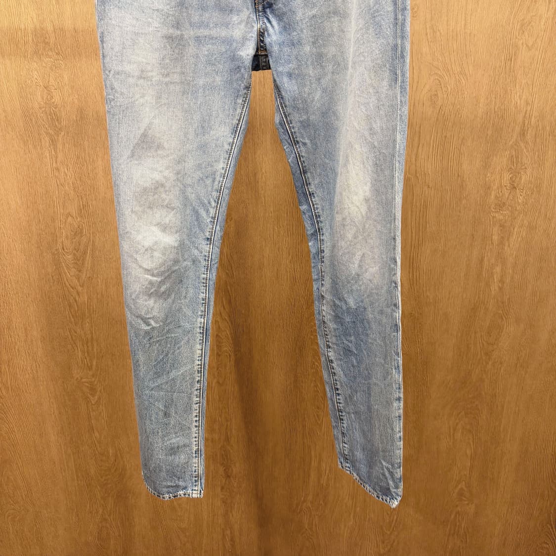 리바이스 511 워싱 데님 팬츠 레드 로고 탭 슬림 스트레이트핏 연청 상품이미지5