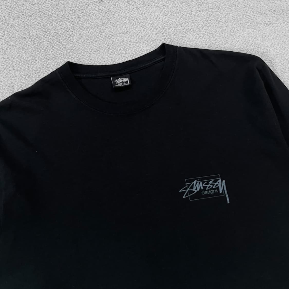 스투시 Stussy 모던 에이지 피그먼트 반팔티 블랙 상품이미지4