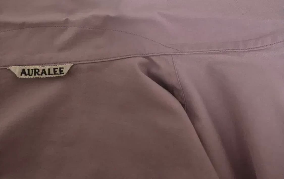 오라리 워시드 트윌 셔츠 3 사이즈 상품이미지3