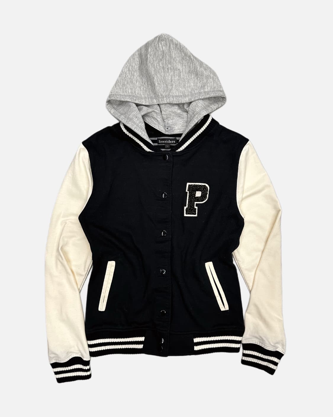 P-logo hood vasity jacket 상품이미지1