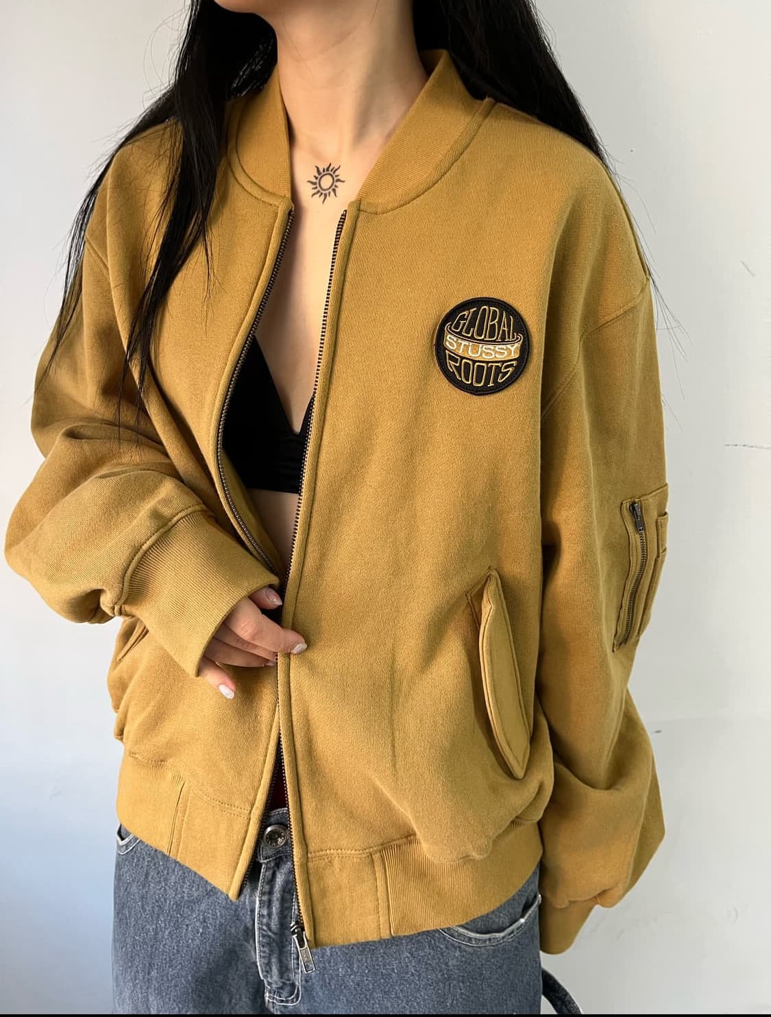 Stussy cotton jacket mustard 상품이미지2