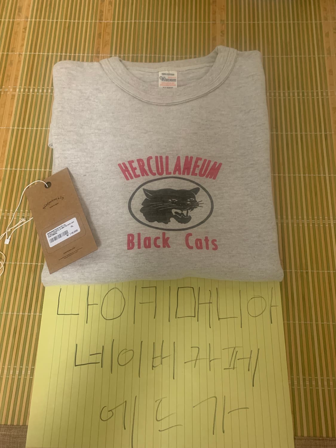 [XL] 웨어하우스 EXCLUSIVE LOT 4601 BLACK CAT  상품이미지5