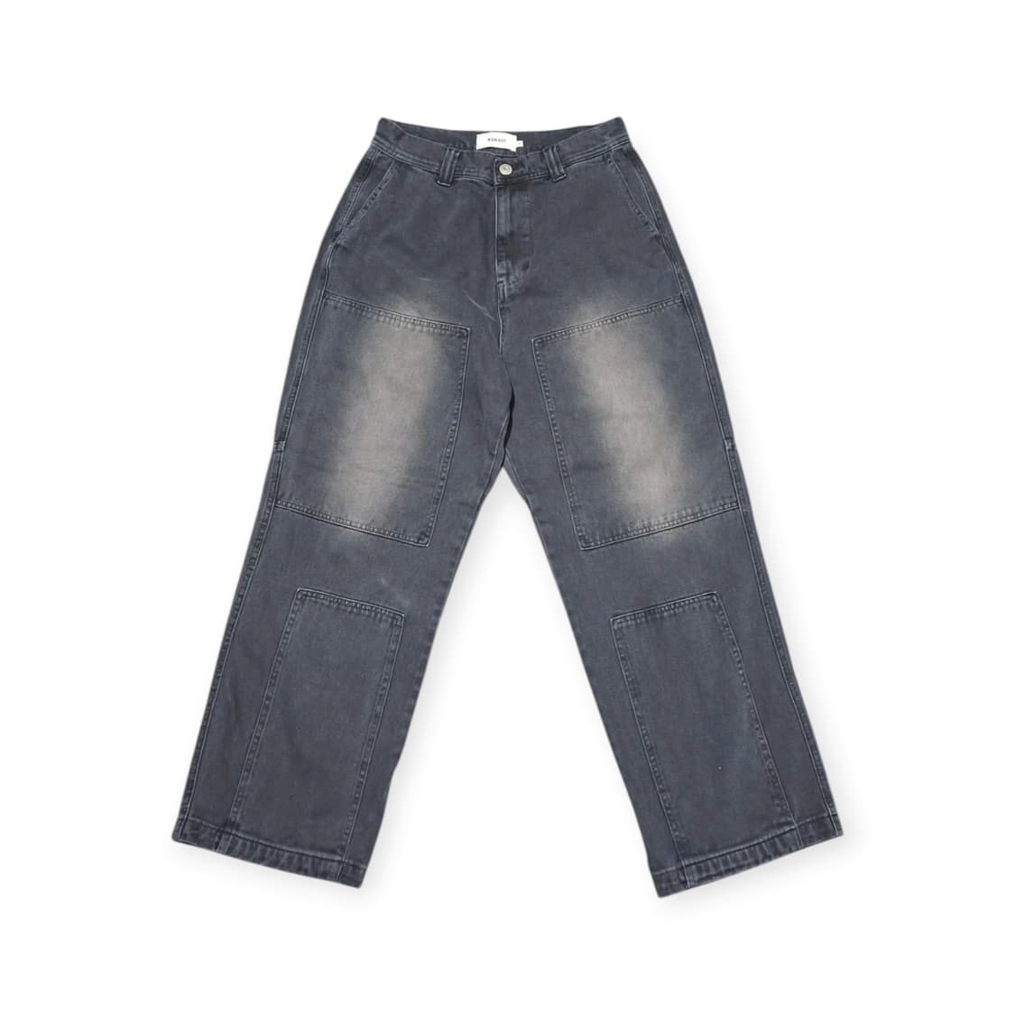 S)노마드 NOMADE 다크 블랙데님 팬츠 벌룬팬츠 와이드팬츠 오버핏팬츠 상품이미지1