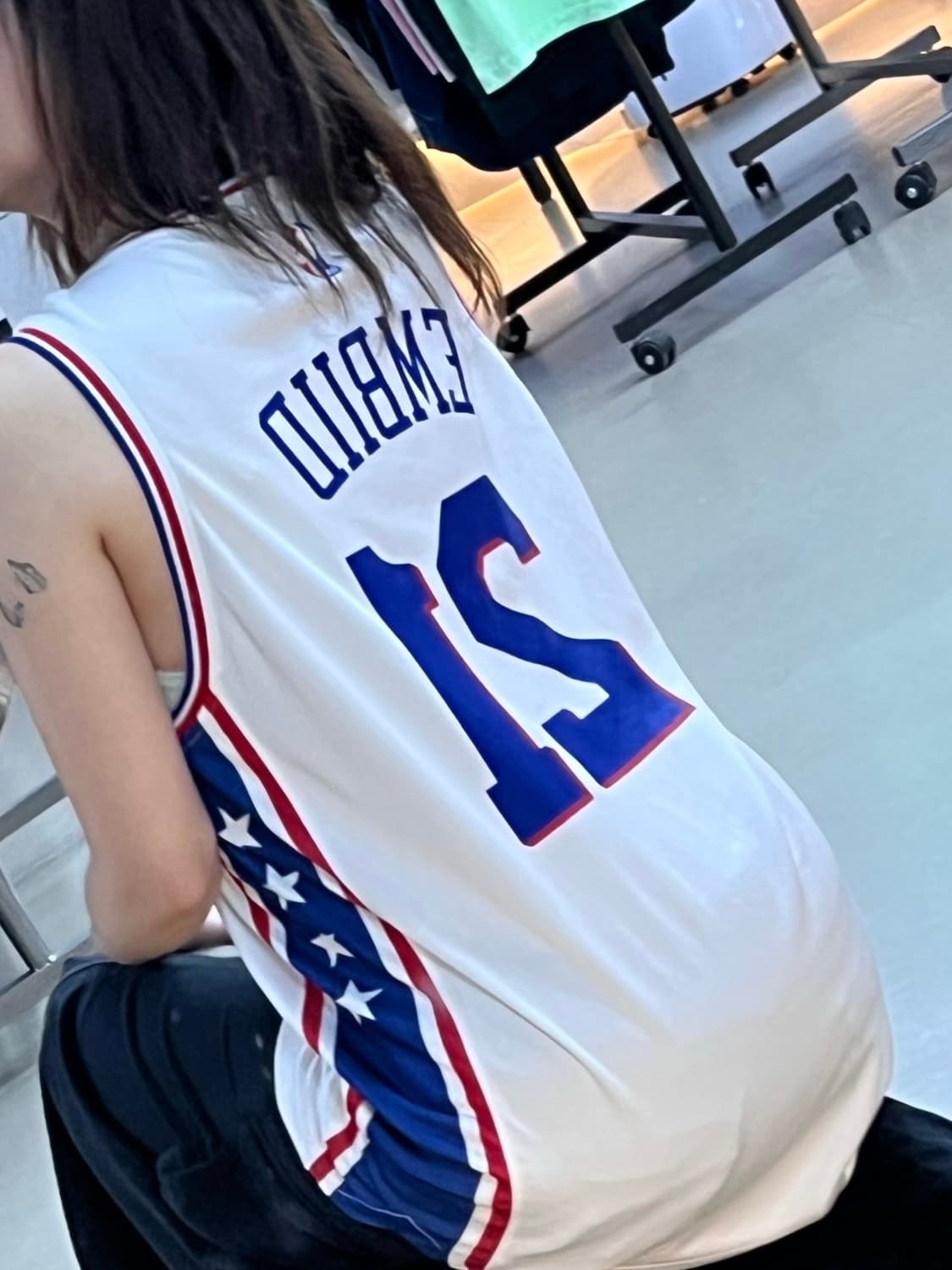 nba 필라델피아 세븐티식서스 조엘 엠비드 스윙맨 유니폼 상품이미지2