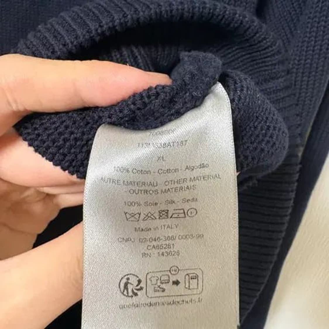 [XL] 디올 오블리크 인서트 니트 풀구성 상품이미지6