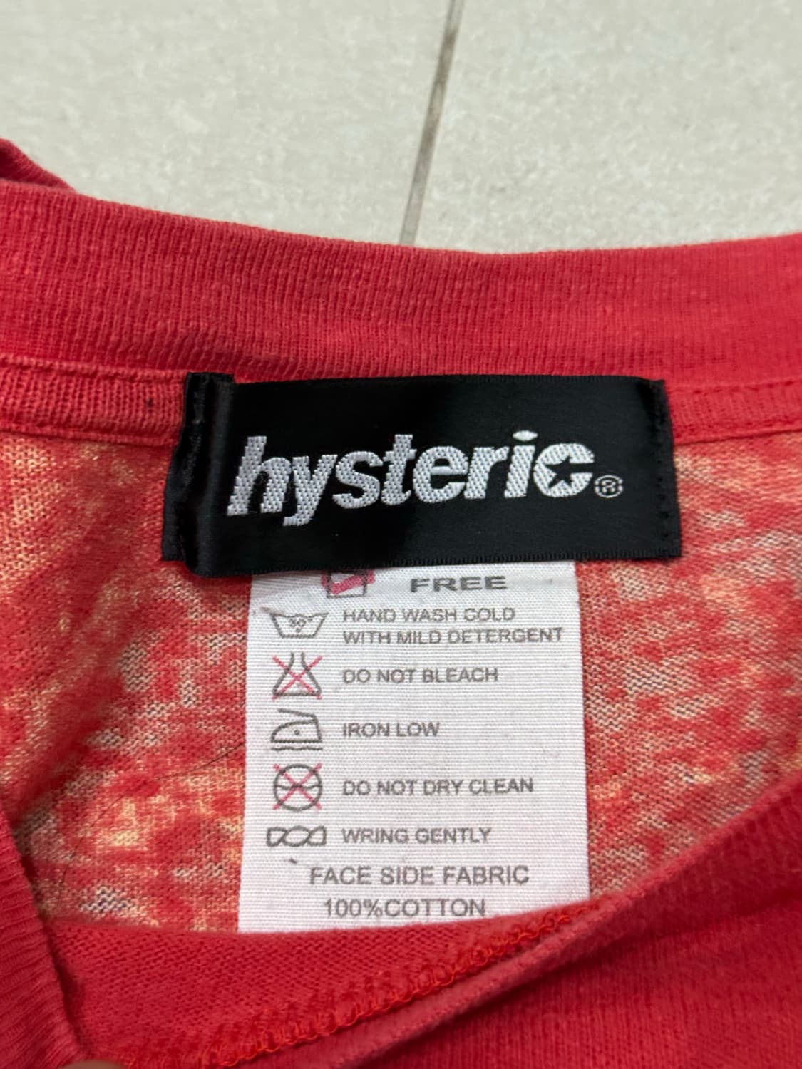  히스테릭 글래머 아카이브 히스걸 롱슬리브 티셔츠 상품이미지4