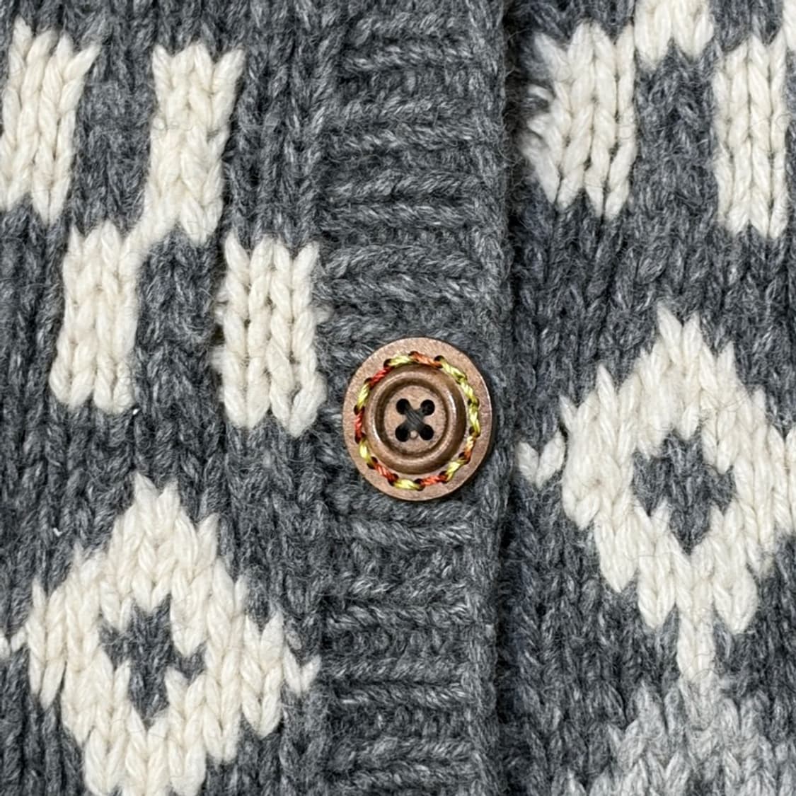 코위찬 노르딕 패턴 후드 가디건 F 상품이미지4