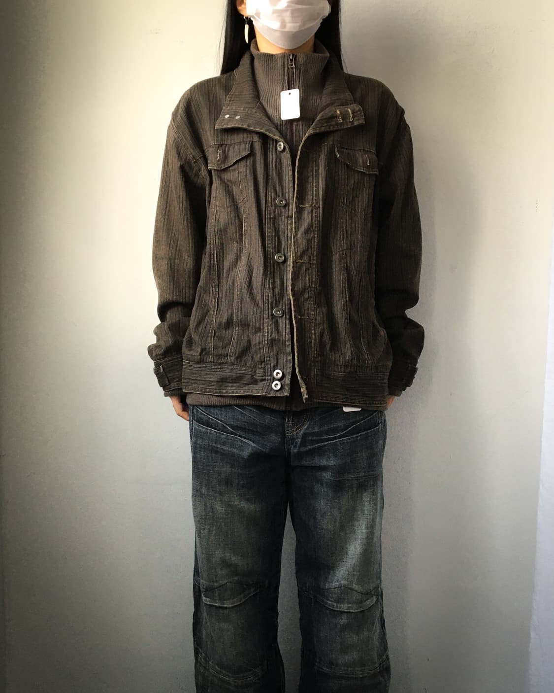 dog house Layered point high neck jacket 상품이미지8