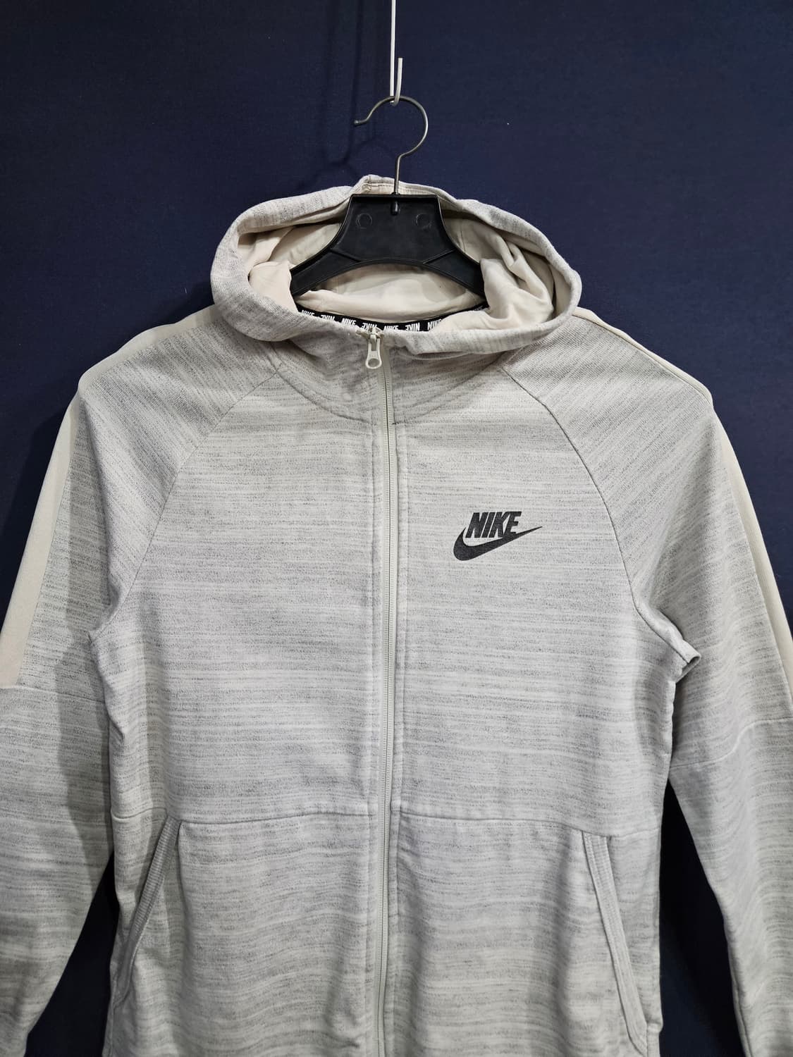 나이키 멜란지 그레이 남성 슬림핏 95 후드집업  상품이미지7