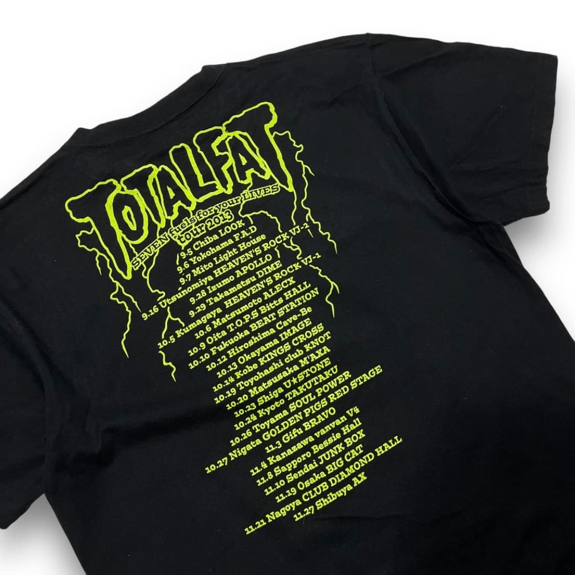 TOTALFAT 2013s Tour 락 밴드 몬스터 티셔츠 상품이미지4