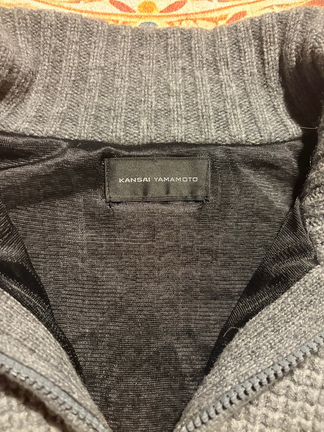 Kansai yamamoto waffle knit cardigan 상품이미지2