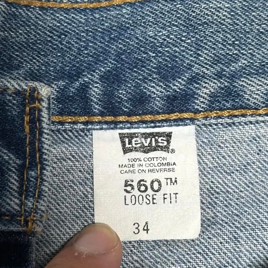 early 00s 리바이스 560 쇼츠 34사이즈 버뮤다 상품이미지3