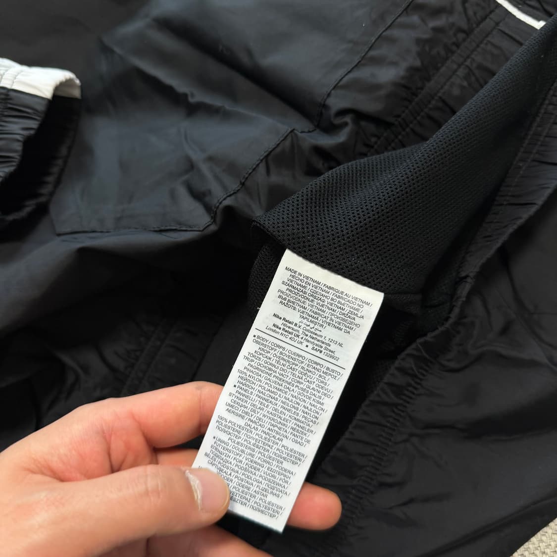 나이키 배색 바람막이 후드 자켓 상품이미지3