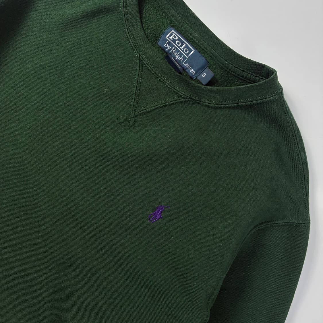 Polo  폴로 랄프로렌 90,s 자수 코튼 그린 맨투맨  상품이미지3