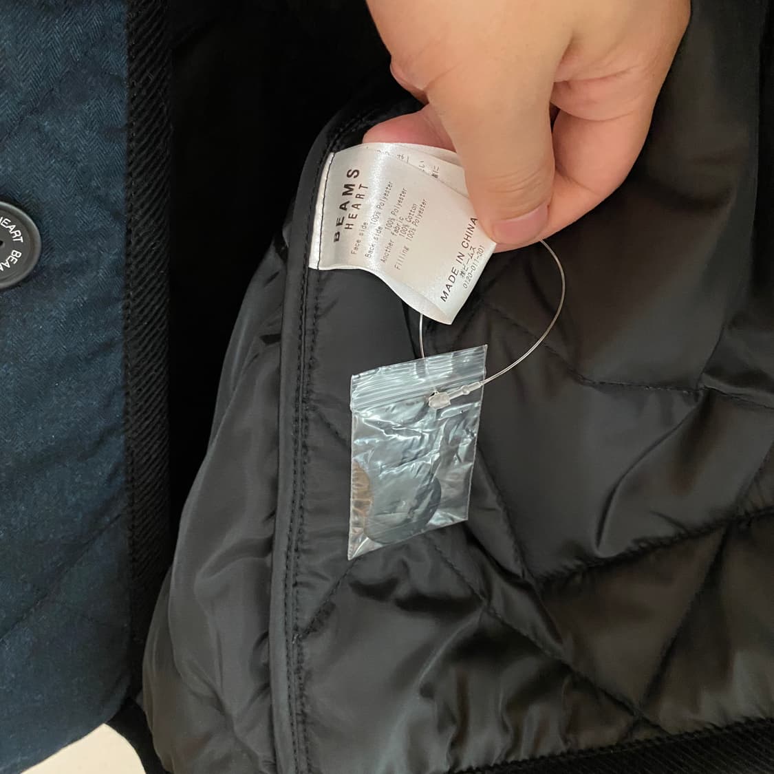 (M)빔즈하트 퀄팅자켓 상품이미지6