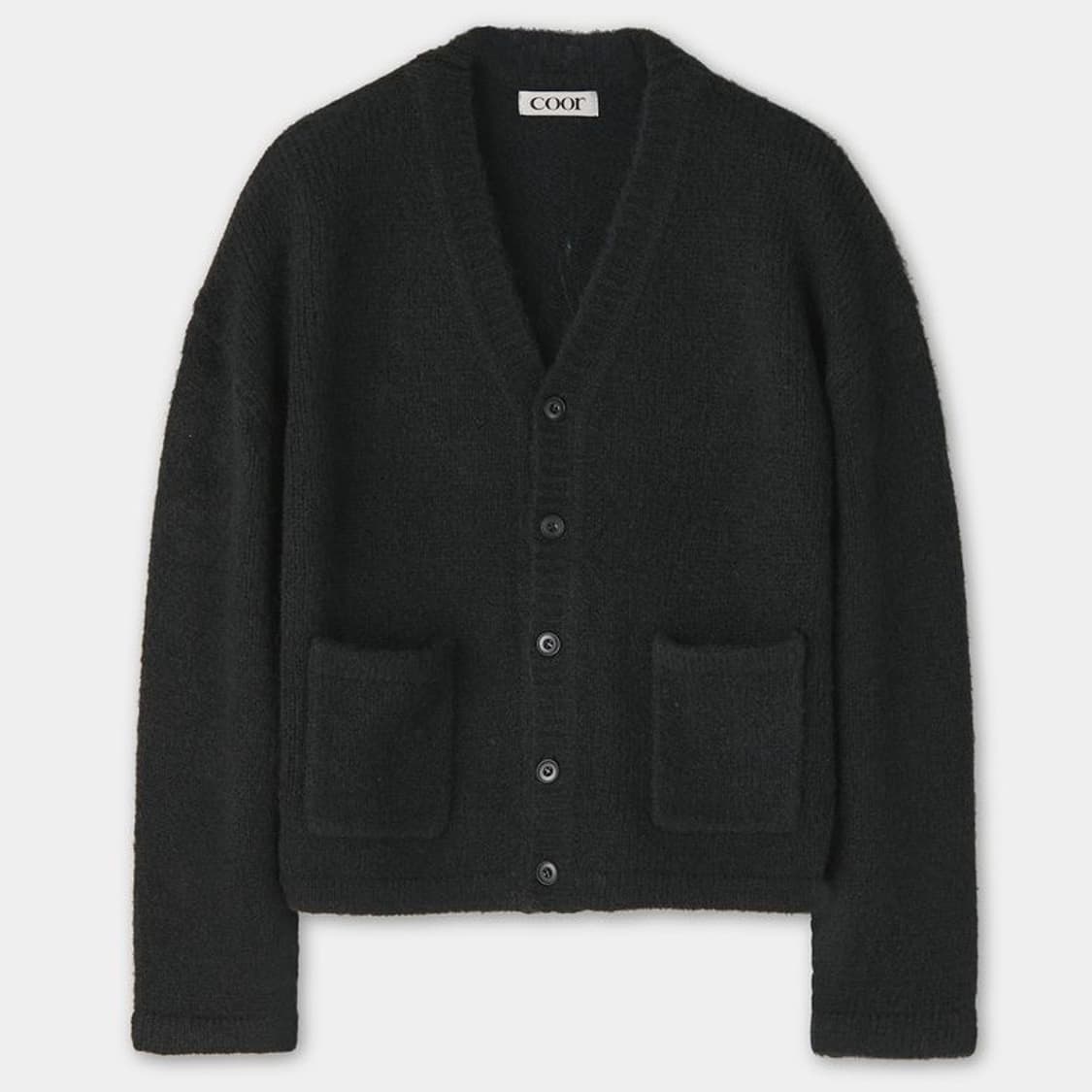 쿠어 헤어리 소프트 알파카 가디건 상품이미지4