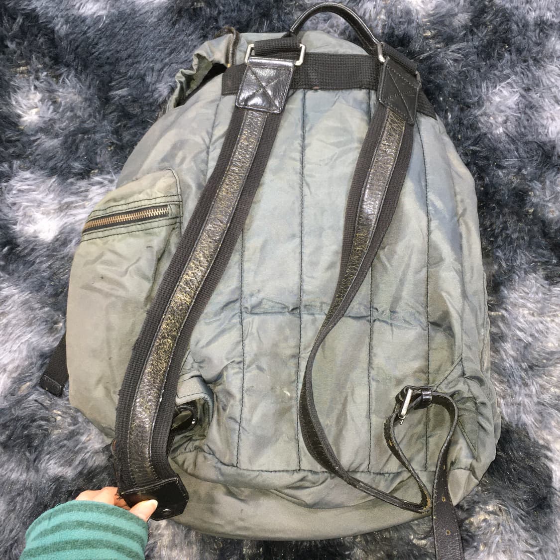 투티/0345 DOLCE & GABBANA 멀티 백팩 가죽 나일론 상품이미지6