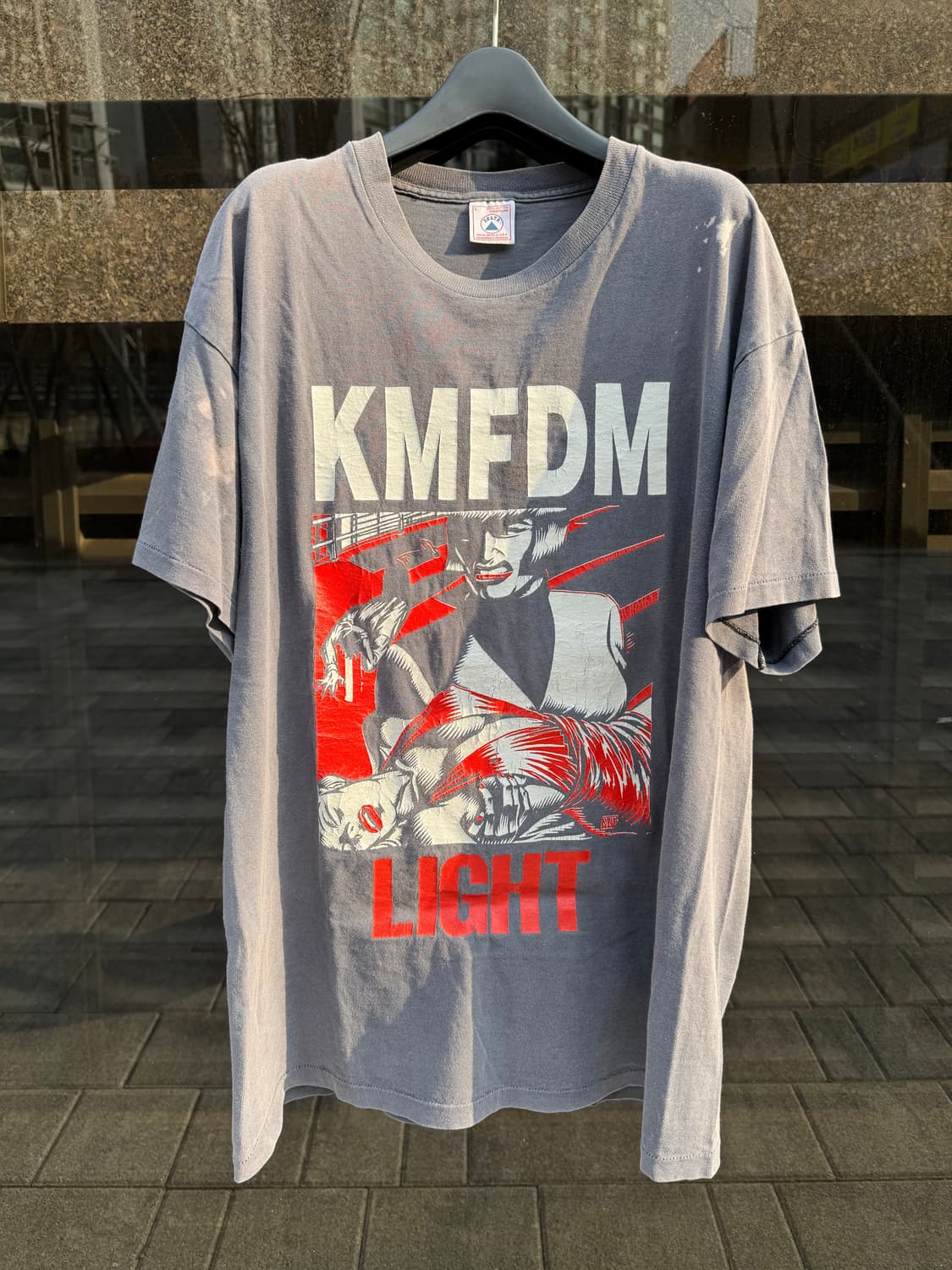 빈티지 KMFDM 밴드 티셔츠 상품이미지2