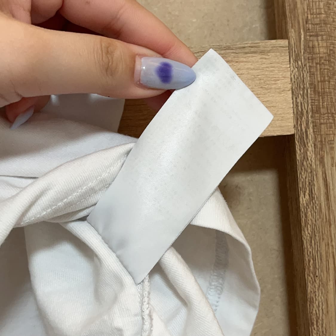 [정품] 마리떼프랑소와저버 화이트 JE NE LA 반팔티 [ S ] 상품이미지7