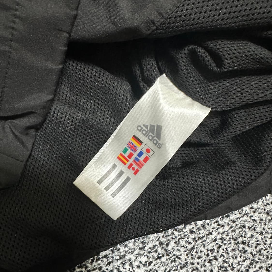 (95추천) 아디다스 삼선 블랙 바람막이 자켓 상품이미지3