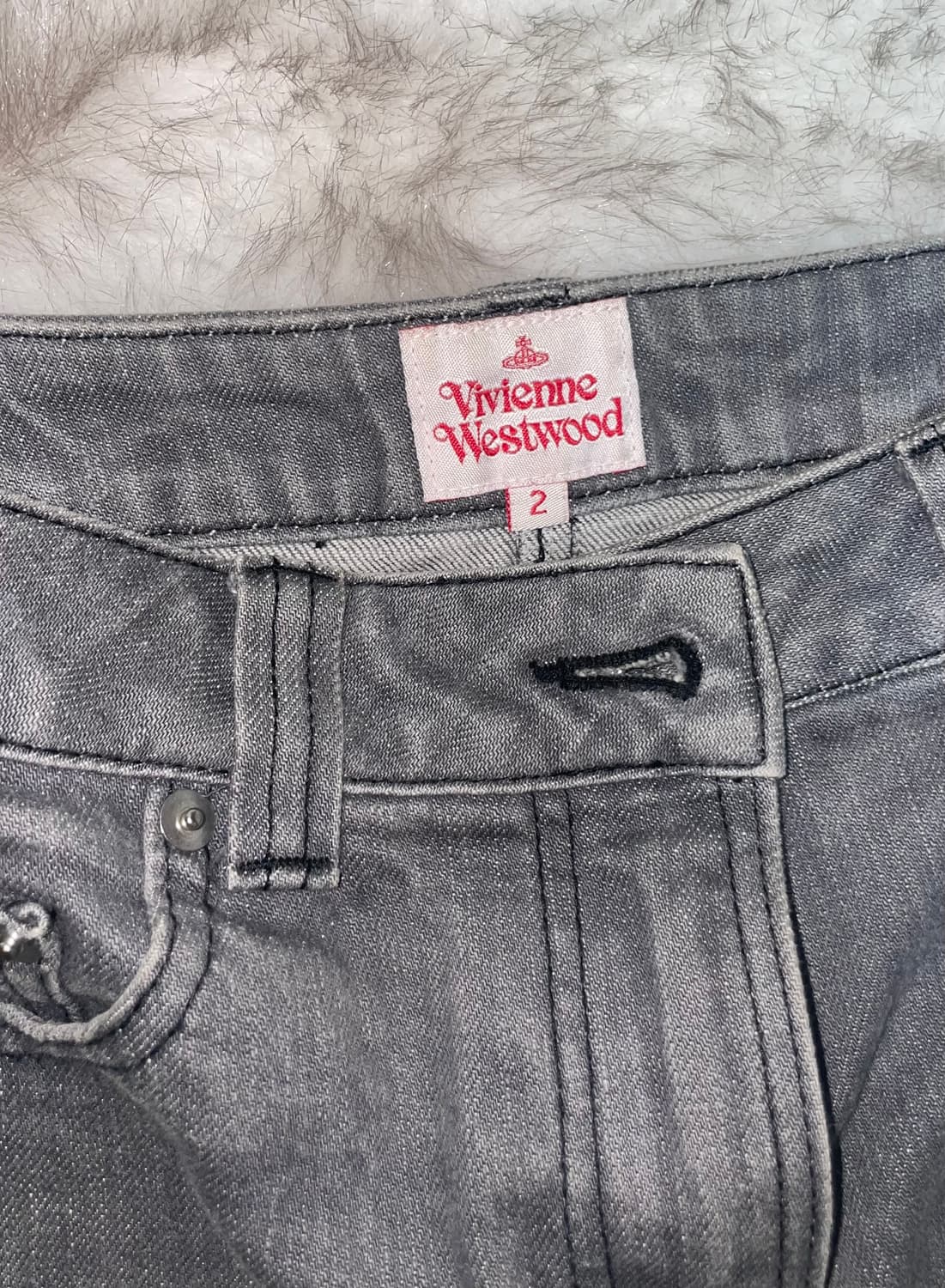 비비안웨스트우스 흑청 스커트 치마 레드라벨 상품이미지1