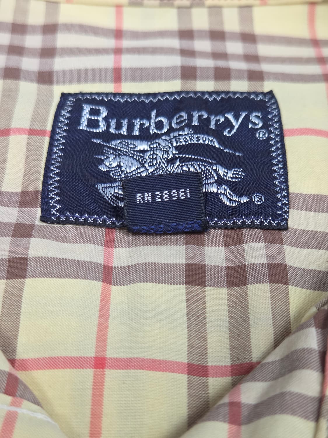 [버버리] 빈티지 노바체크 코튼 긴팔 셔츠 | S00112 상품이미지4