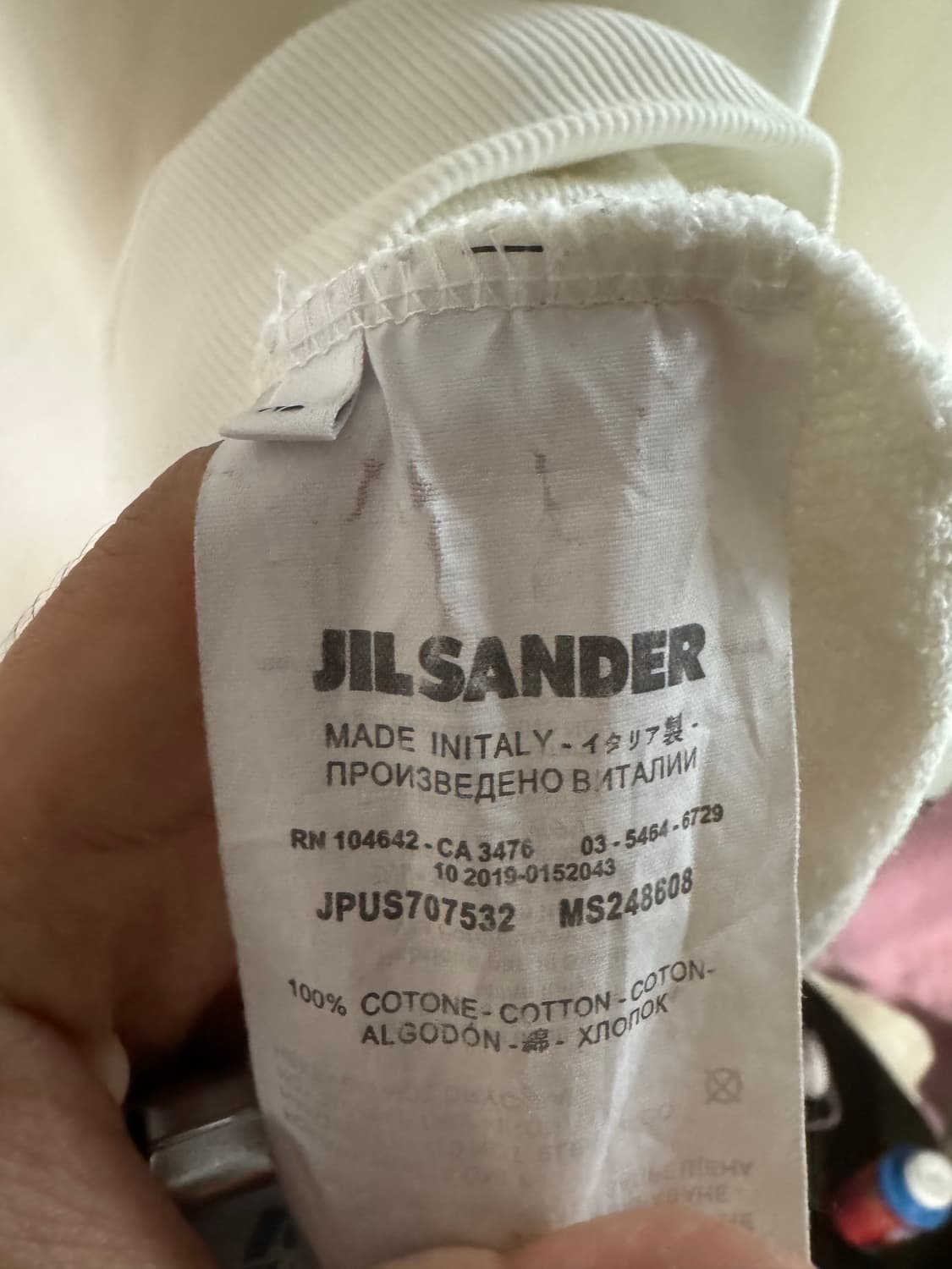 질샌더 남성 맨투맨 상품이미지4