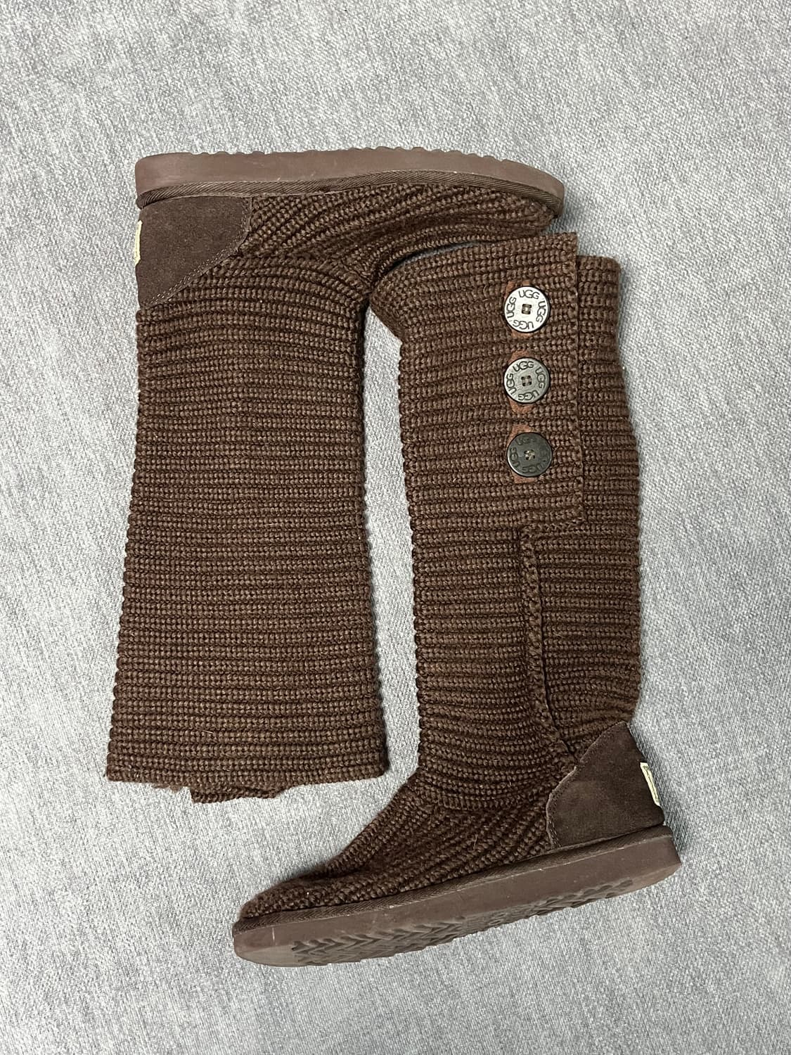 어그 카디 니트 부츠 초코브라운  상품이미지1