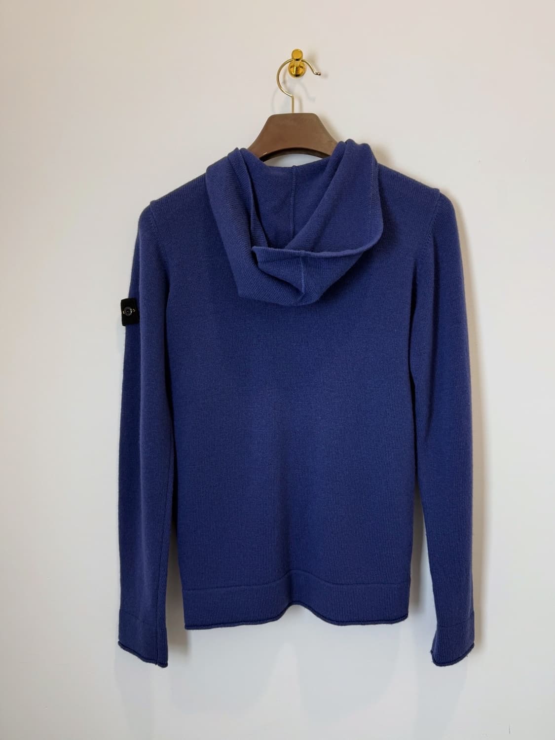 스톤아일랜드 주니어 니트 후드집업 블루 상품이미지6