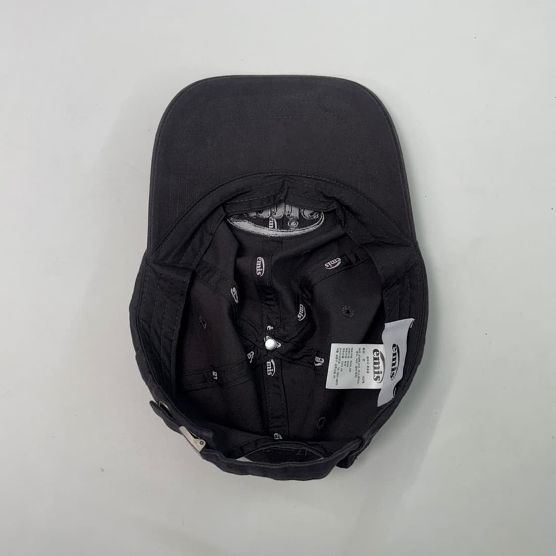 EMIS 코튼 브러쉬드 볼캡 차콜 상품이미지7