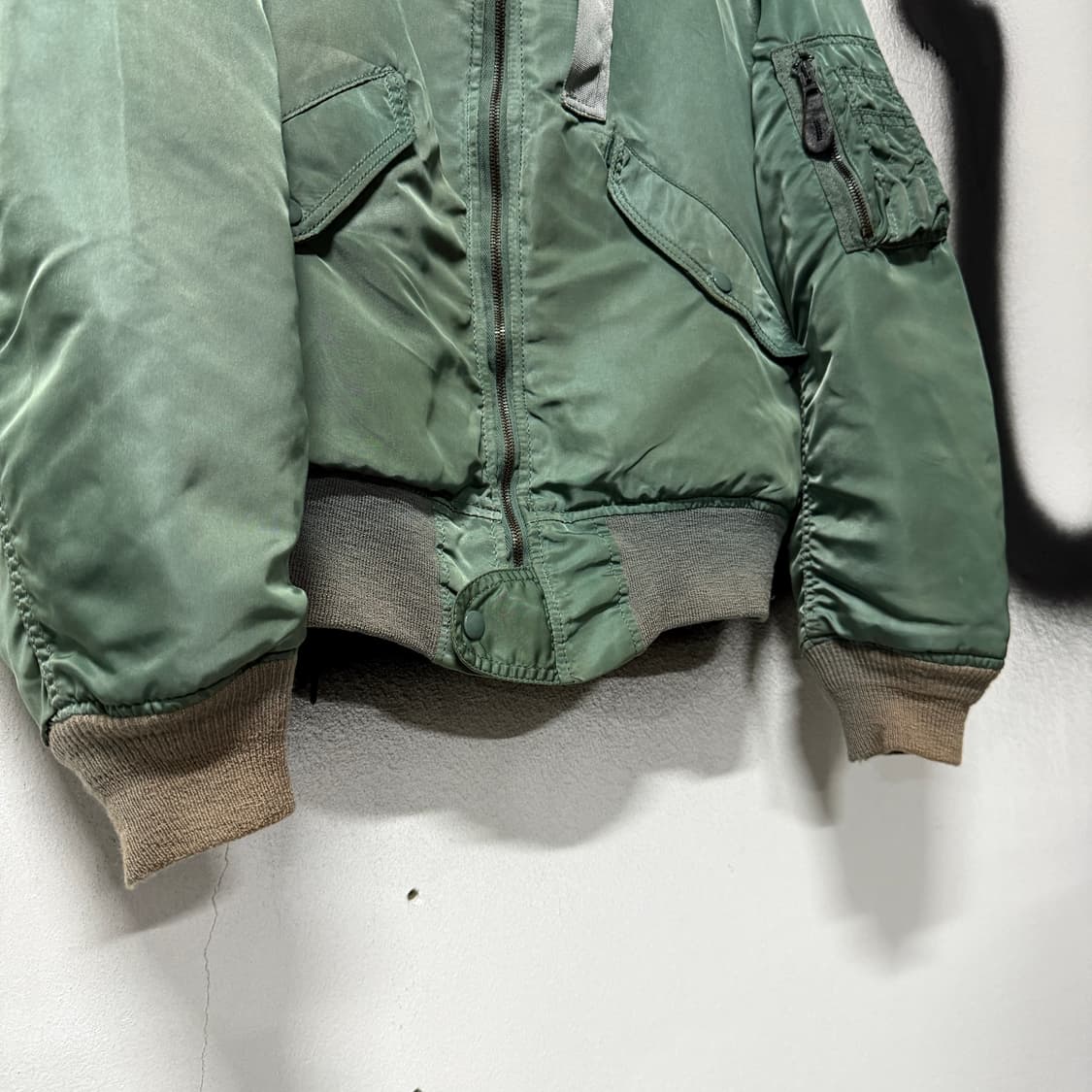 1950s USA 알파인더스트리 L2B 초판 복각 플라이트 자켓 상품이미지4