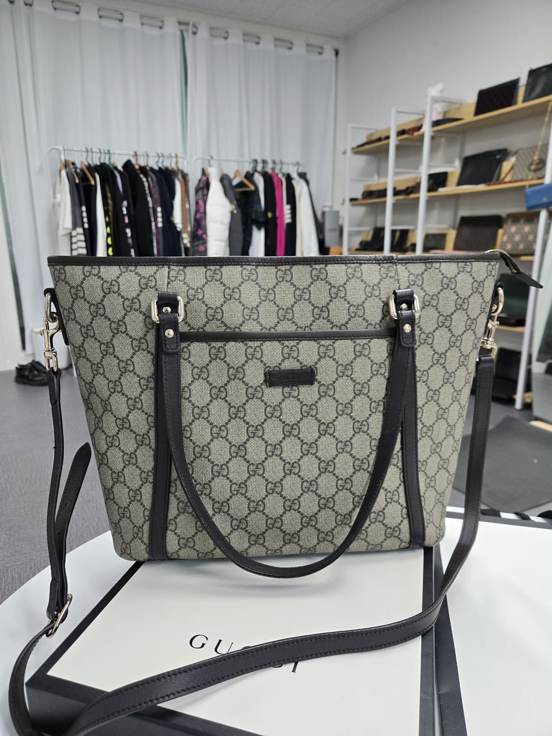 [A급컨디션]구찌 시그니처 토트 숄더백 상품이미지1