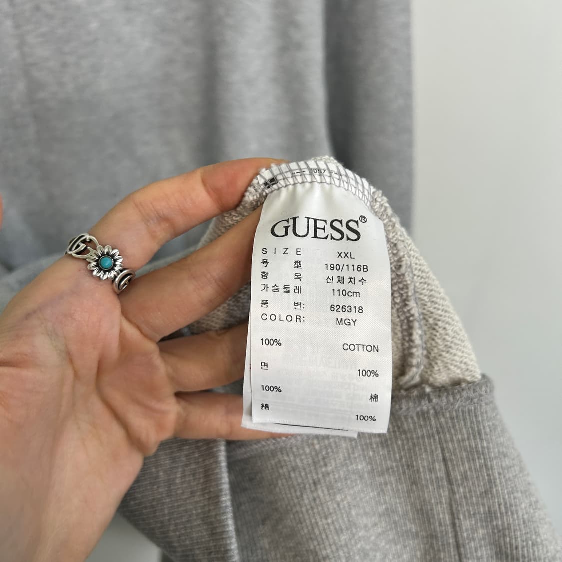 게스 남성 맨투맨 110 상품이미지4