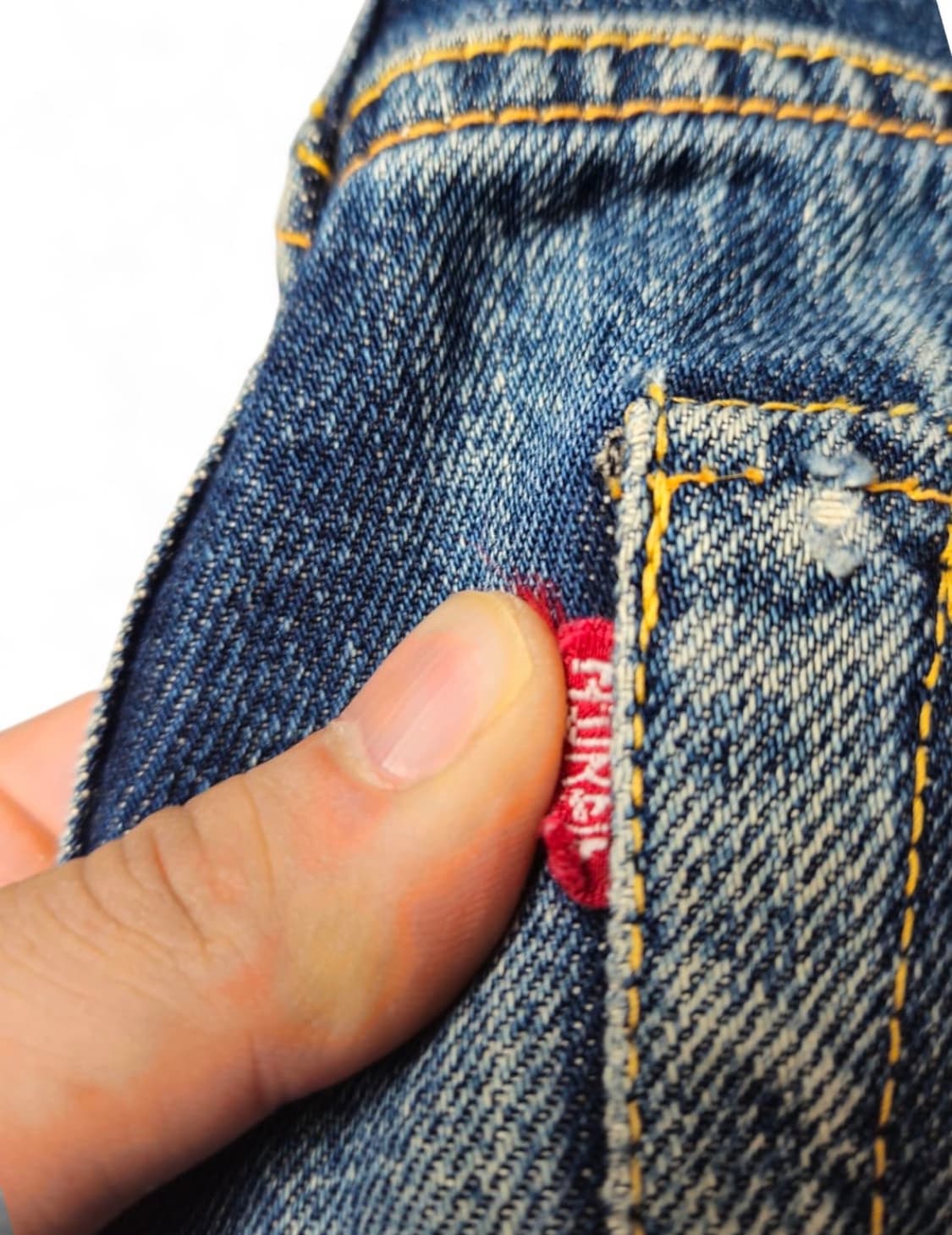 1990's 올드 에비수 EVIS 셀비지진 34 실측 31 상품이미지5