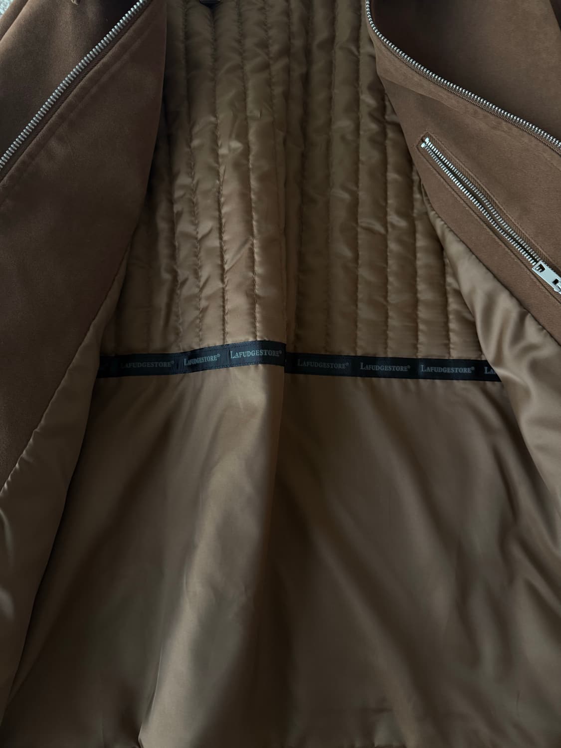 라퍼지스토어 스웨이드 브라운 블루종 자켓 L사이즈 (새상품 급처합니다ㅠ) 상품이미지6