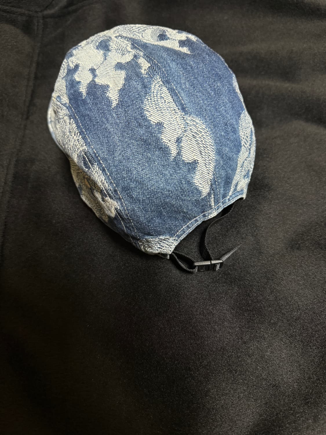 슈프림 플레임 자카드 데님 캠프캡 상품이미지4