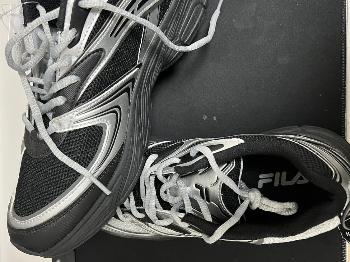 휠라 인터런 블랙실버 운동화 260 상품이미지2