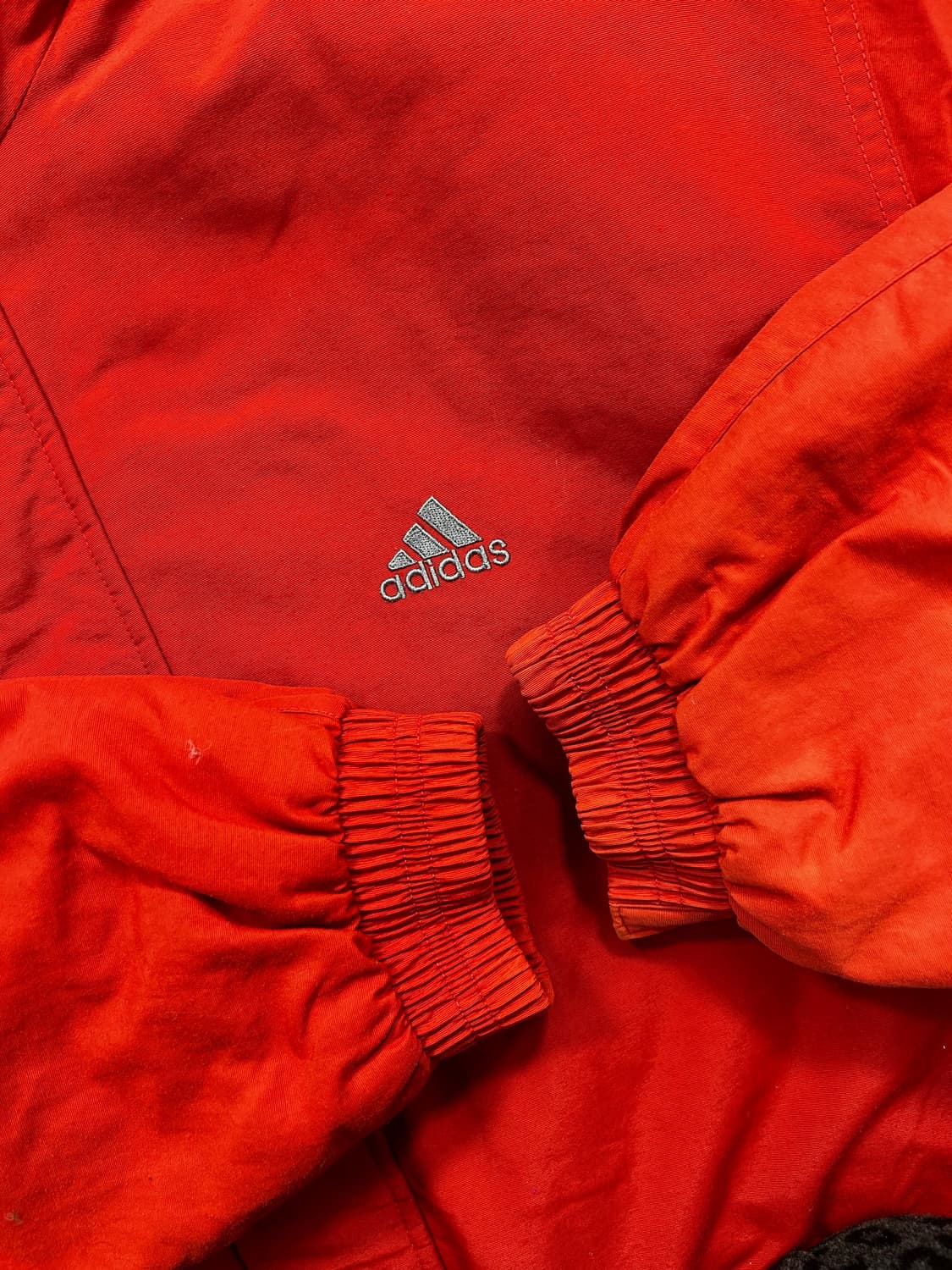 아디다스 00s 레드 그레이 점퍼 XL 상품이미지6