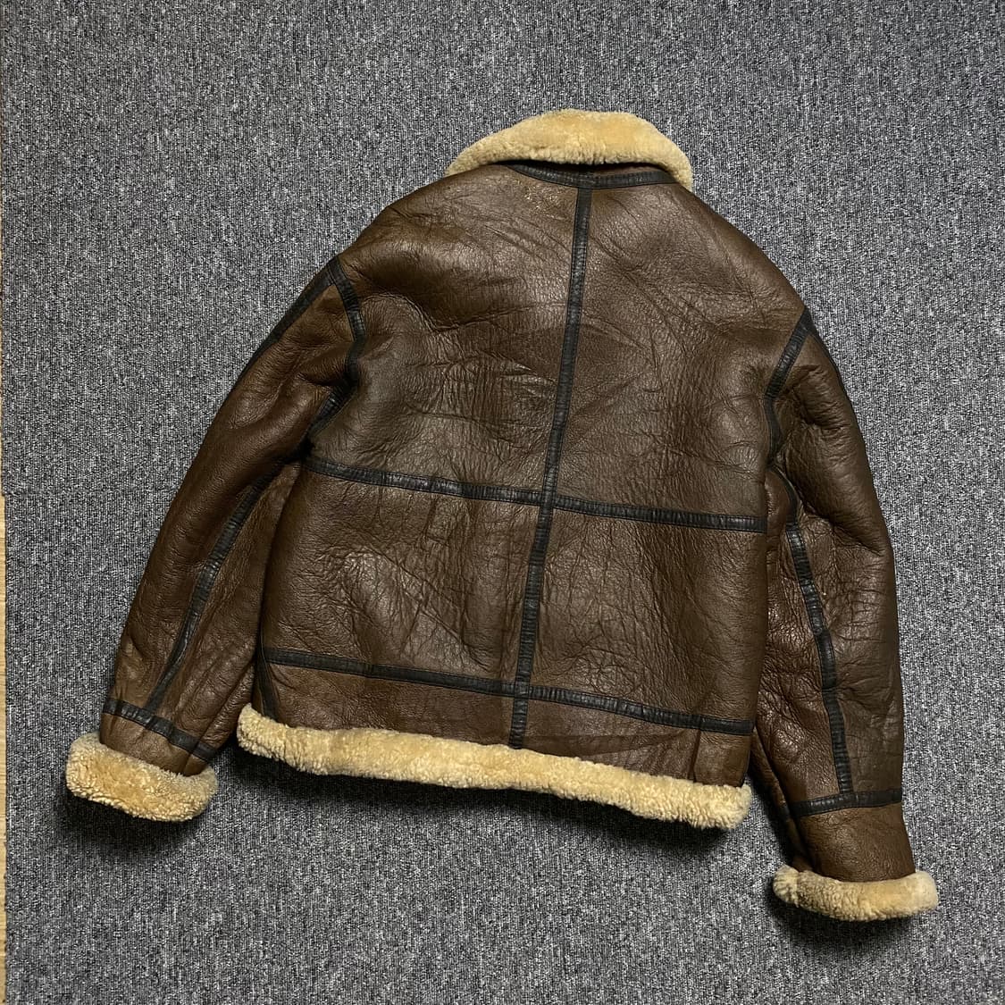 🌊Young B-3 Sheepskin mouton jacket 상품이미지2