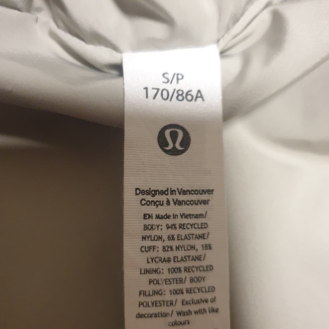 룰루레몬 워터 레지스턴트 인설레이티드 후드 재킷 상품이미지10