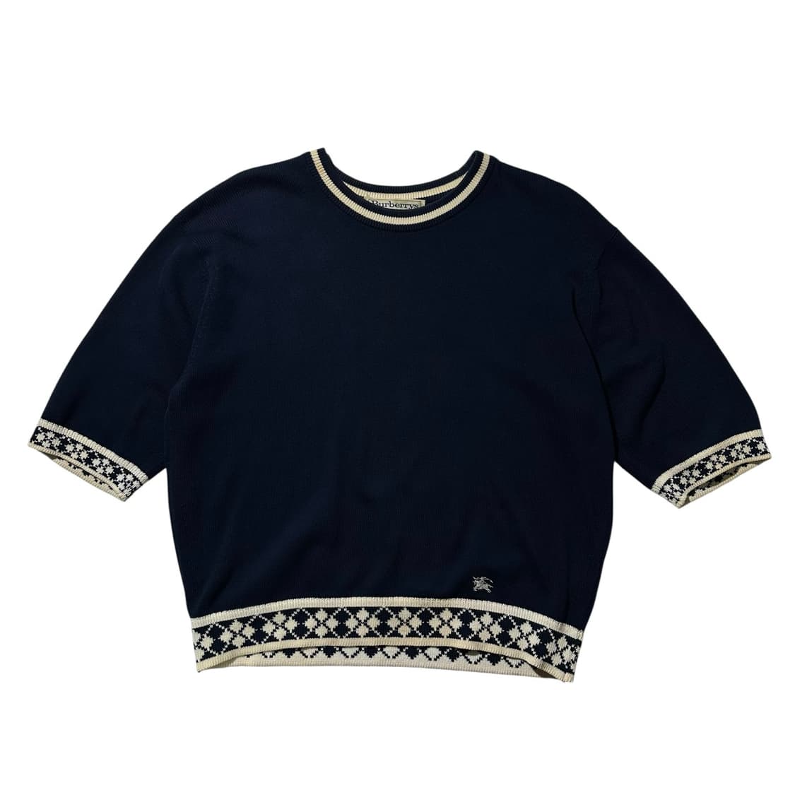 버버리 크롭 반팔 니트 상품이미지1