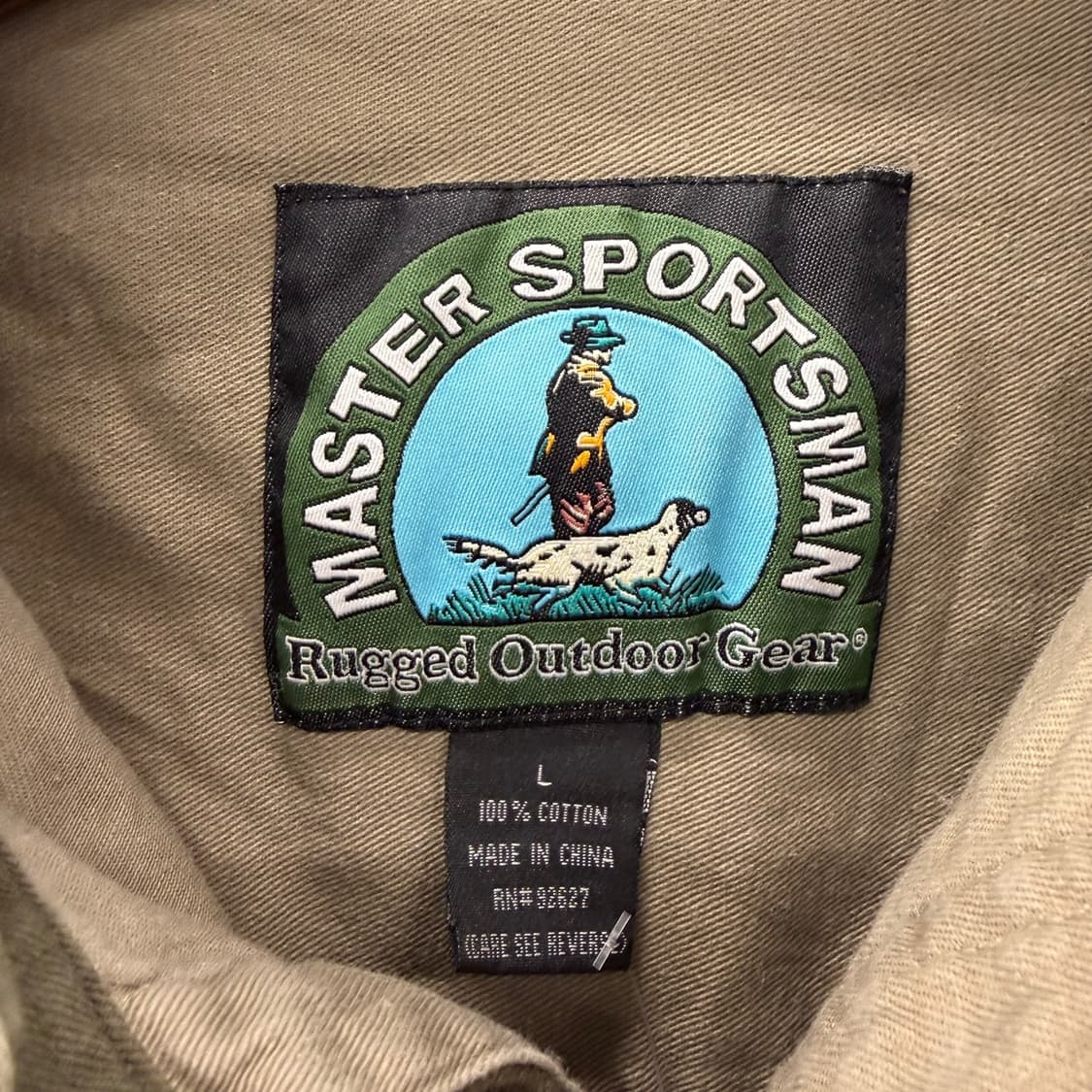 USA VINTAGE 러기드 헌팅셔츠 퀼팅패드 익스팬션 포켓 디테일 카키 상품이미지6