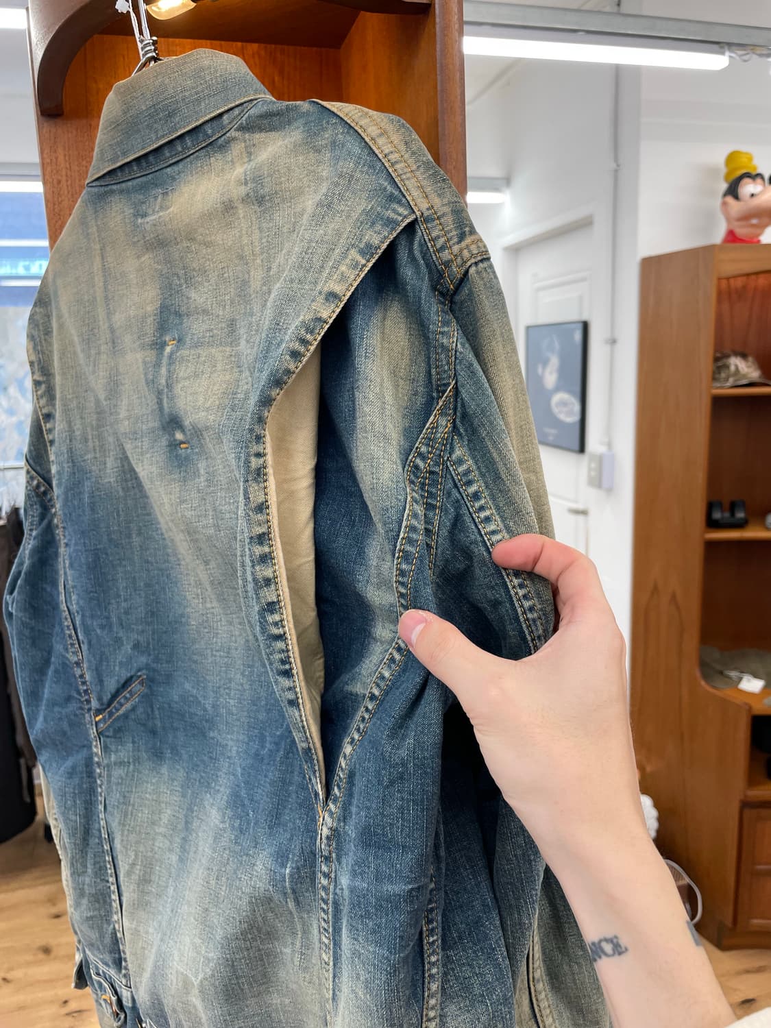 [3] kolor BEACON 컬러 비콘 2015SS 데님 자켓 상품이미지7