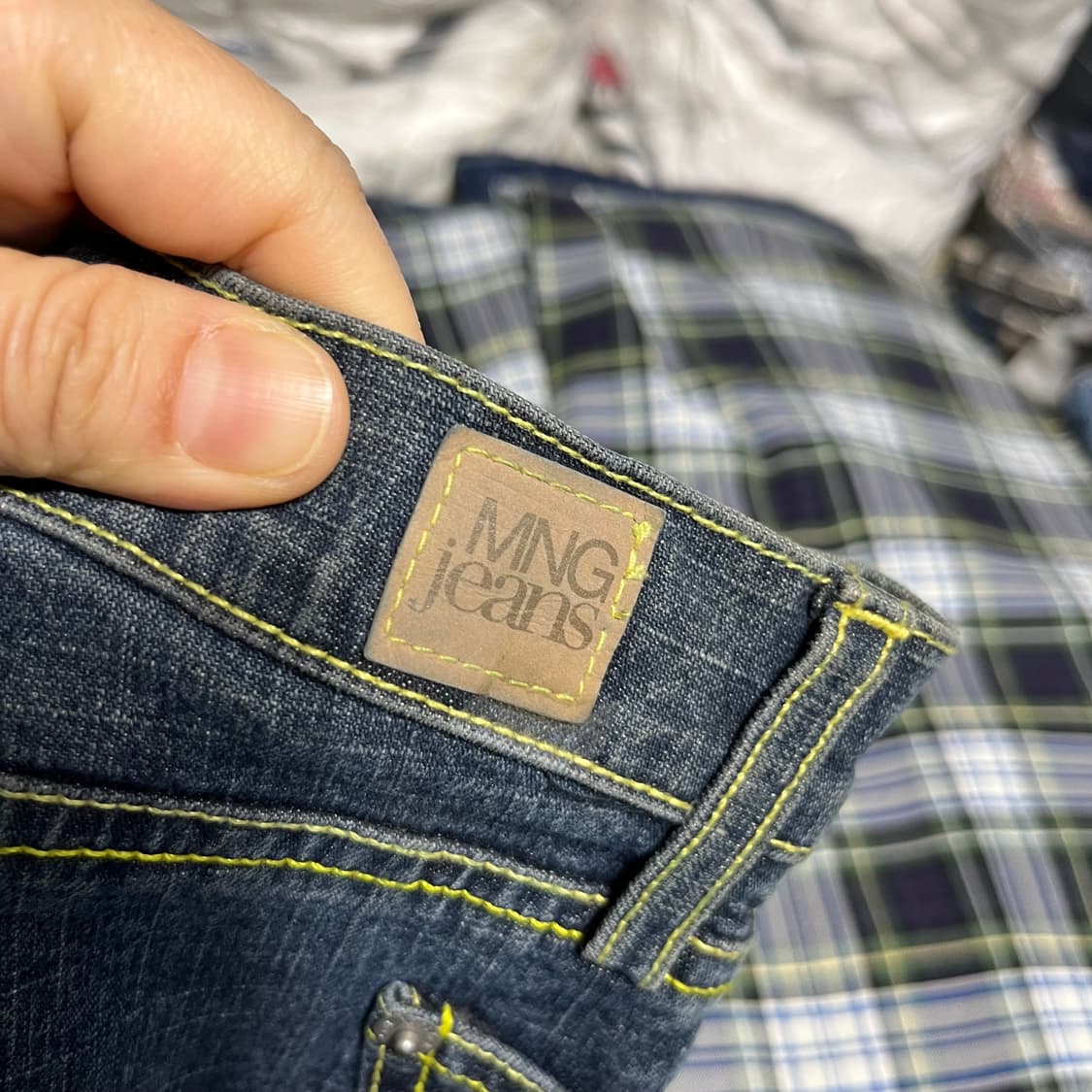 MNG Jeans 부츠컷 데님 청바지 uk8 상품이미지9