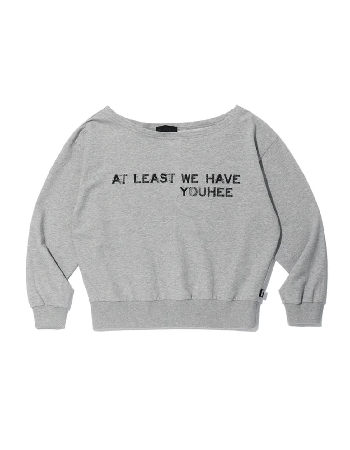 YOUHEE OFF SHOULDER SWEATSHIRTS MELANGE  상품이미지1