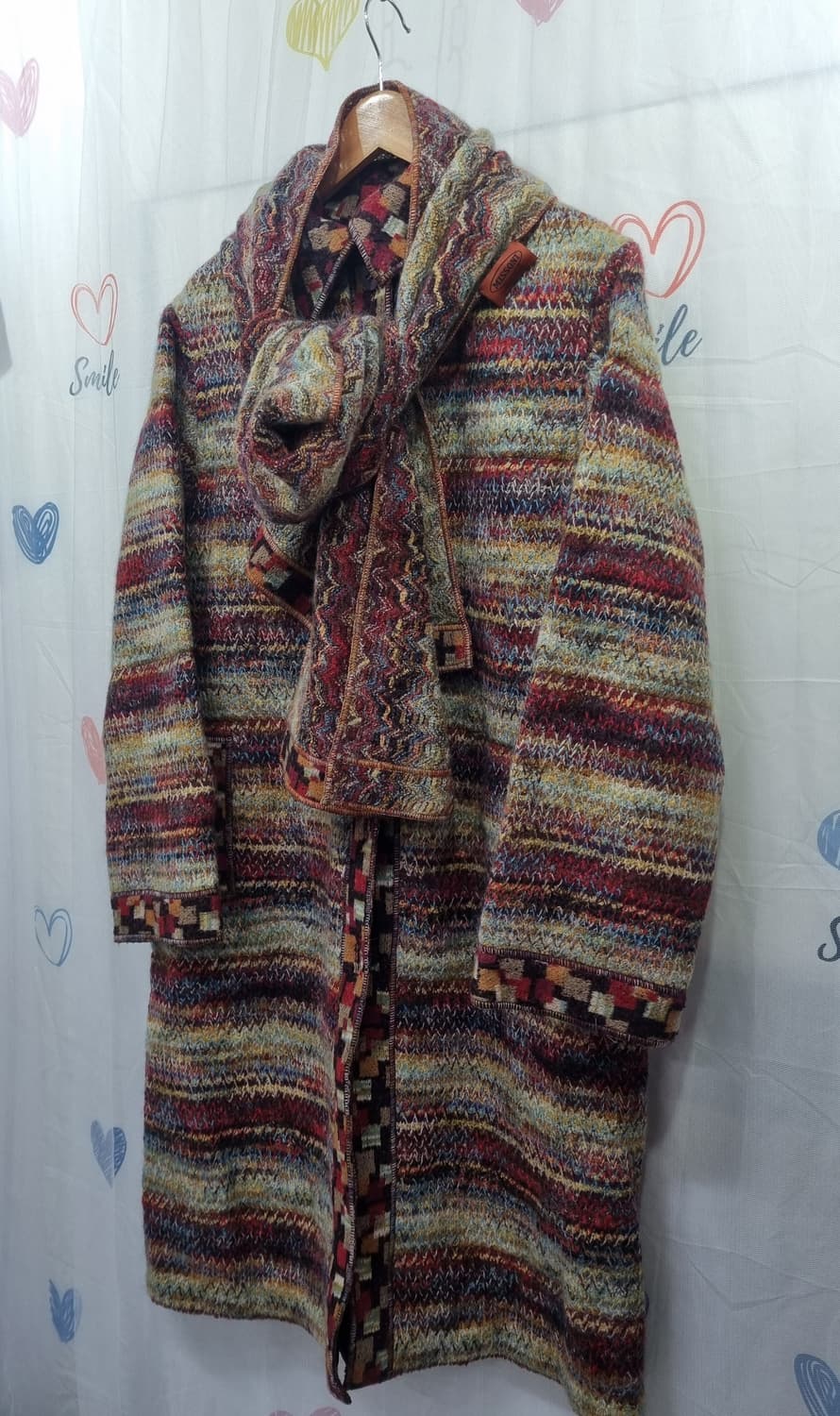 정품) 미쏘니  롱니트  머플러세트  상품이미지2