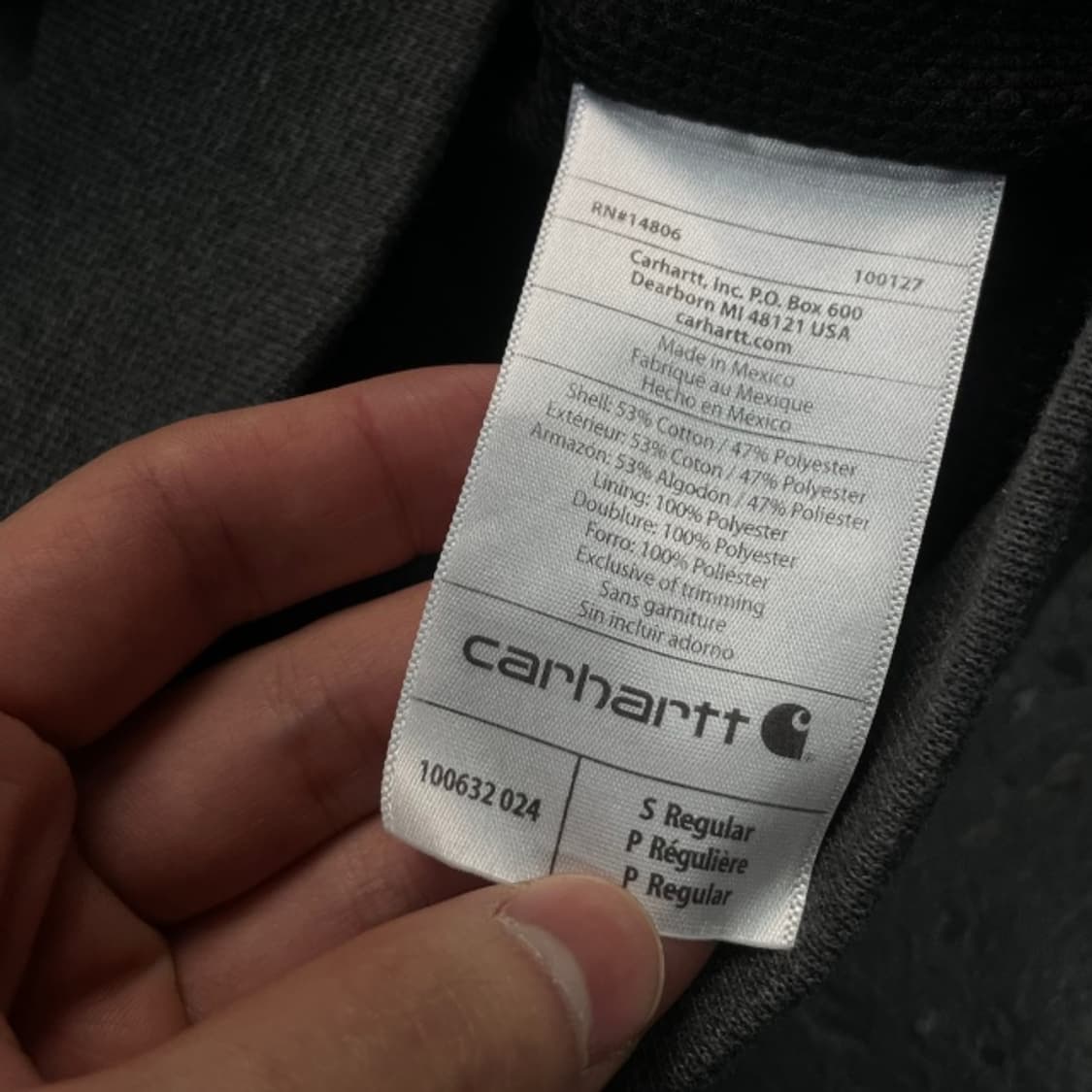 100 칼하트 써멀 후드집업  상품이미지4