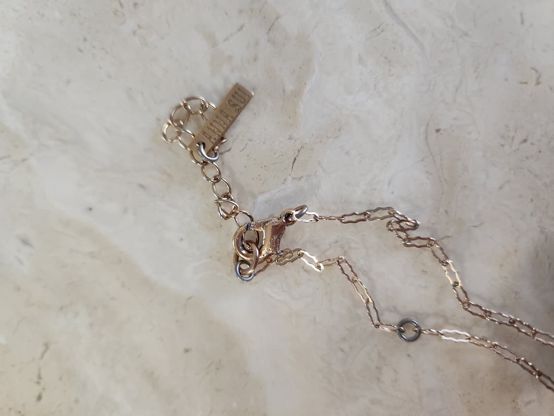 안나수이 핑크 나비 목걸이 상품이미지4